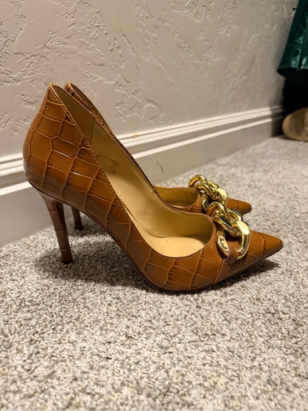 Michael Kors croc embossed
